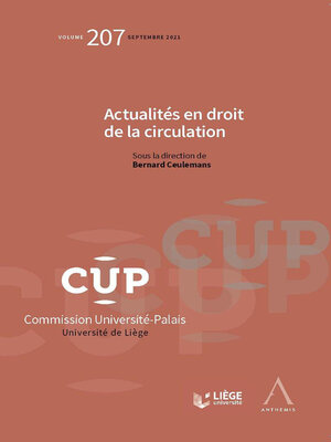 cover image of Actualités en droit de la circulation